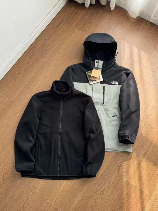 F013002男女情侣款1990三合一防水防风冲锋衣夹克 商品图11