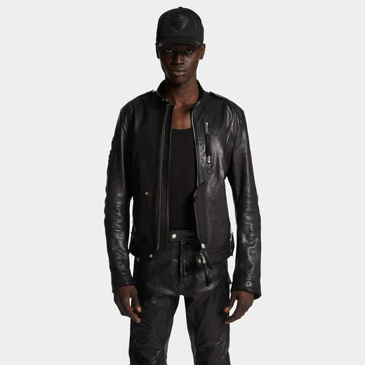 DSQUARED2 男士 DUCATI 联名皮衣 黑色 S71AN0650 SX9749 900 商品图2