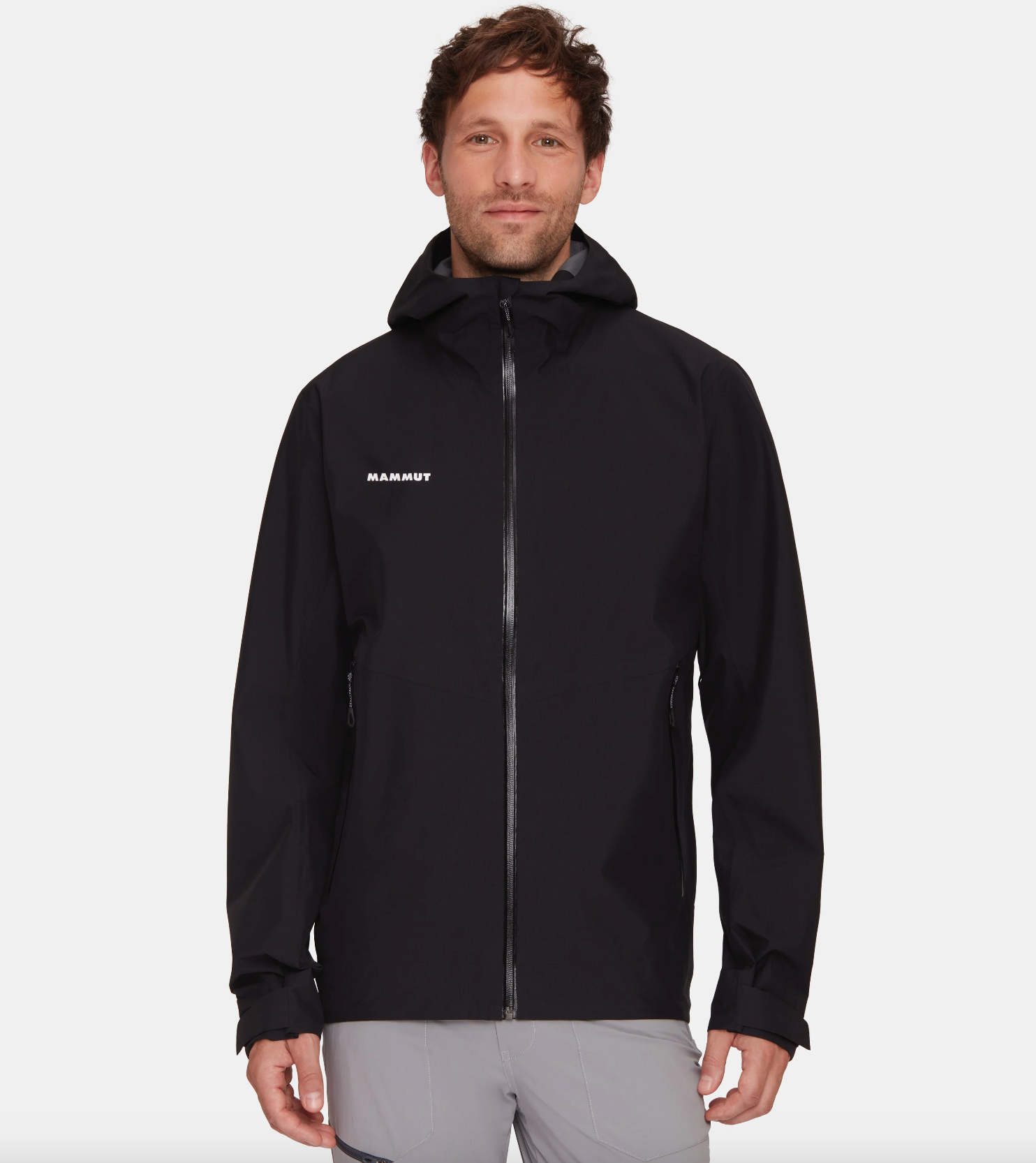 【现货上新超惠秒】MAMMUT猛犸象 男士 透气防风防水 轻便徒步硬壳连帽冲锋衣夹克12536