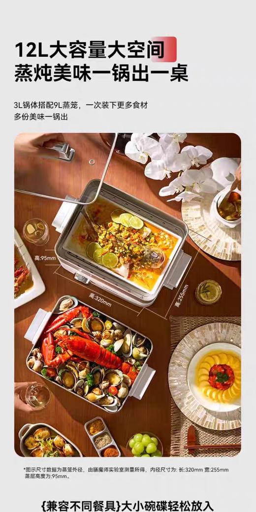 【春上新】10楼 膳魔师  膳魔师多功能料理电蒸锅吊牌价899元 活动价699元 商品图1