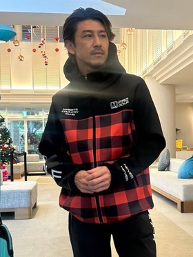 日系潮牌 #FR2 GOLF 高尔夫男士 水牛格纹粘合面料弹力长袖夹克外套