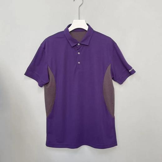 GGG 高尔夫男士 多色翻领拼接网眼 短袖 弹力透气POLO衫 商品图10