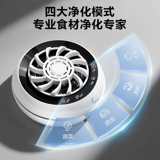 苏泊尔果蔬净化机 食材净化器水果蔬菜肉类谷物多功能清洗器 蓝光杀菌去农残无线便携式洗菜机 清洗神器 【旗舰升级款】升级数显丨四大模式切换GS20 商品图5
