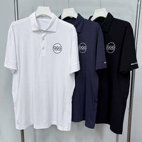 GGG 高尔夫男士 字母logo短袖polo衫 轻薄透气吸水速干