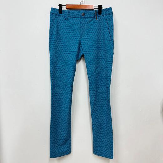 Ulticore系列 高尔夫男士 黑蓝两色抗皱几何纹弹力修身运动长裤 商品图1