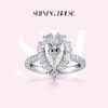 【预售】ShiningHouse[培育] 18k金钻石戒指 水滴形1克拉钻人工真钻人造钻石K金戒指豪华钻石戒指悦己送礼臻选【此商品不支持7天无理由退货退款】预计3日发货 商品缩略图0