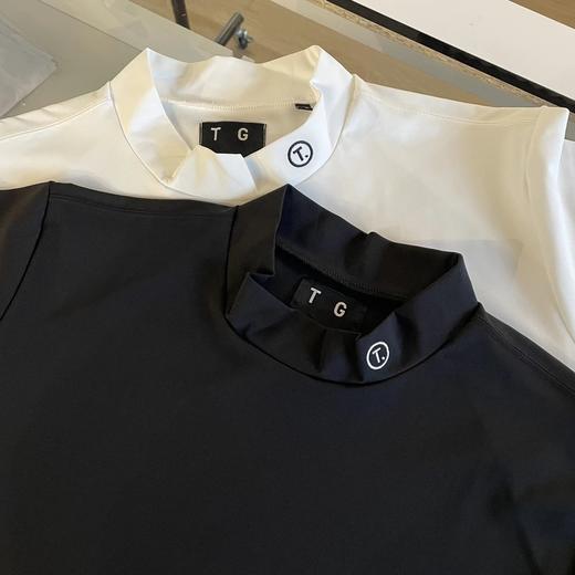 TIGORA  男士高尔夫 吸水速干 光滑面料小高领短袖T恤 商品图4