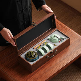 国潮 【故宫文创 一壶三杯香炉礼盒装】茶具礼品套装 送客户伴手礼商务企业实用礼物 节日国风礼品