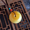 【天然正品】天然满蜜鸡油黄平安扣蜜蜡吊坠项链30.3*30.3*15.0MM（皆取最大值）170126NJS67 商品缩略图6