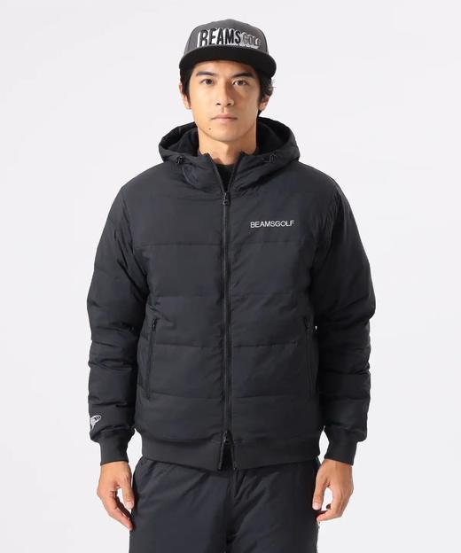 BEAMS GOLF男士橙标 抓绒内衬棉服 连帽防寒保暖外套经典百搭 商品图12