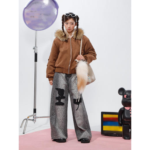 加厚连帽座山雕外套-纪念日百货门店同款169094321 商品图3