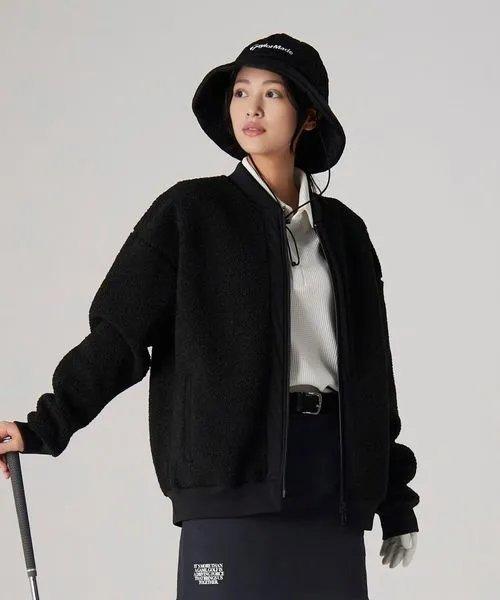 TaylorMade×UNITED ARROWS秋冬男女款 拼接蓬松柔软棒球领羊羔毛外套 宽松保暖 商品图6