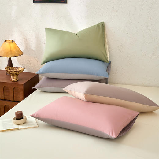 【品牌直发】加倍生活 北欧风全棉纯棉纯色床笠单品/三件套 12色可选yc0228004 商品图8