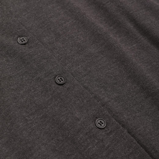 ROMI STUDIO“简约老钱”超细美丽诺绵羊毛混纺圆领开衫RW24LSB1439 商品图4