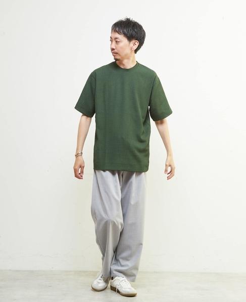 MEN'S MELROSE 夏季男士 编织网格圆领短袖T恤休闲透气舒适 商品图5