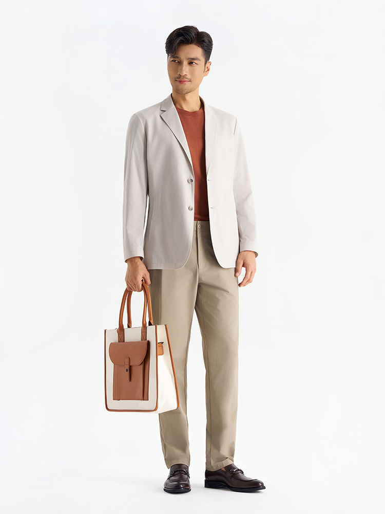 【新锐5号】2026年春季新款休闲单西外套抗皱可机洗西服261R0S552N【T】