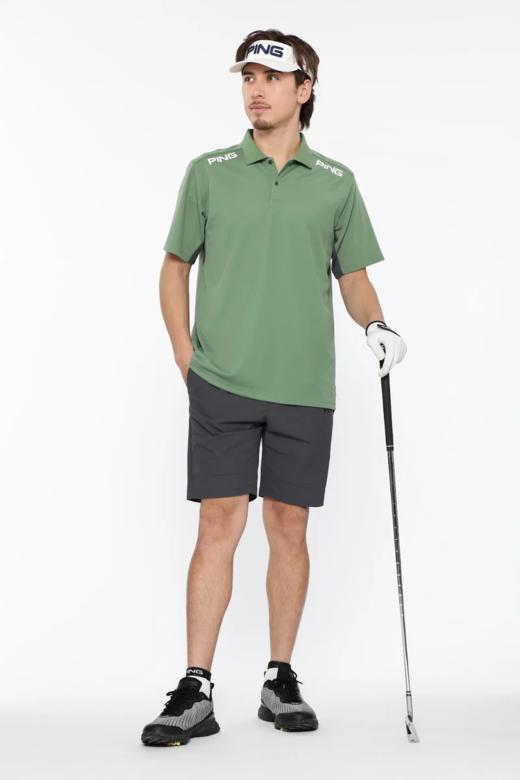 PING 高尔夫 男士 运动休闲网眼透气短袖Polo衫 商品图6