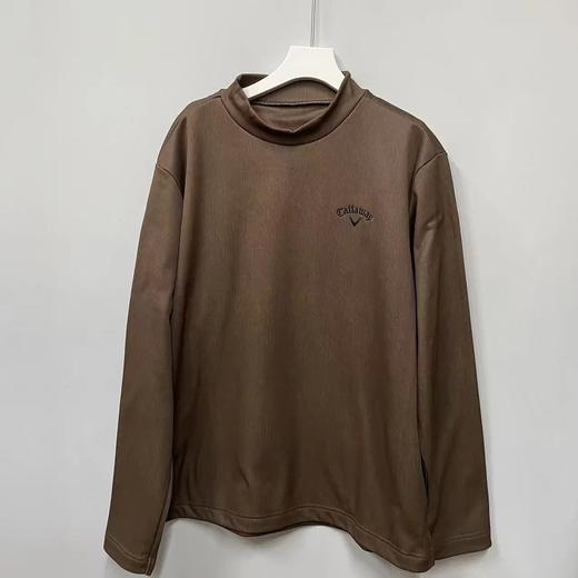 Callaway 高尔夫 男士 小高领纯色长袖T恤 舒适百搭 商品图8