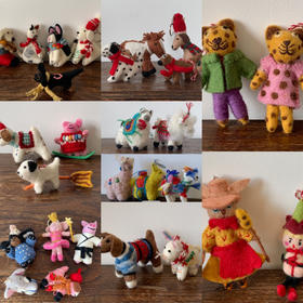 尼泊尔手工羊毛毡玩偶 价格：73.99