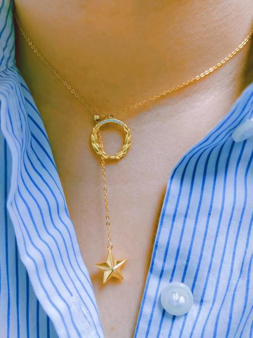 【五角星项链系列】新款925银五角星项链XY 商品图5