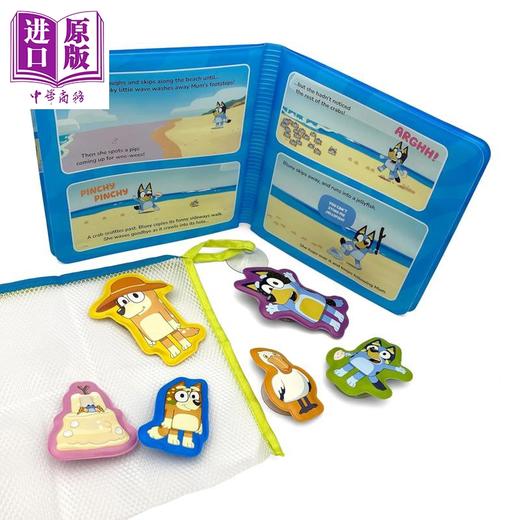 预售 【中商原版】洗澡书 小蓝狗布鲁伊 Bbc Bluey Bathtime Book (Eva) 英文原版 幼儿洗澡绘本 卡通动画 进口亲子童书 2岁以上 商品图4