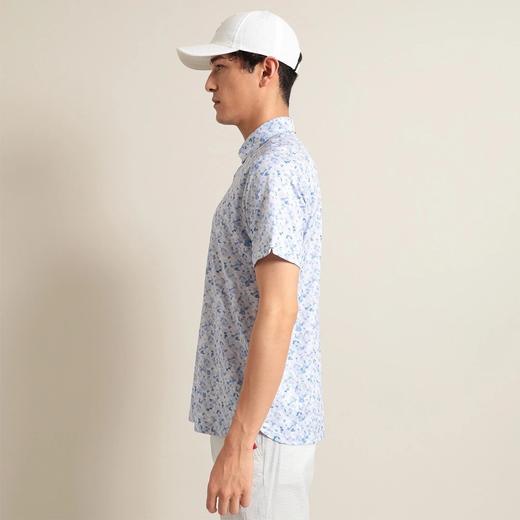 CALLAWAY GOLF 高尔夫 男士 小花卉印花凉爽短袖衬衫 商品图6
