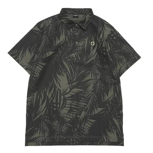 Fujikura 高尔夫男士 夏季新款 植物印花polo衫 速干短袖衬衫 透气舒适 商品图1