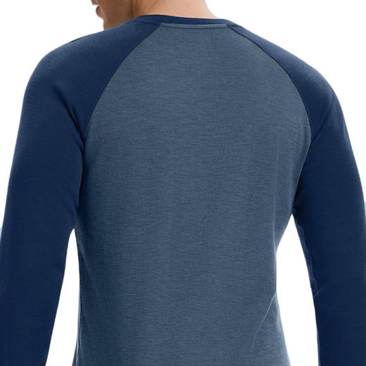 IGUANA 260G可机洗美利奴羊毛秋冬拼色女款  男款  T恤 商品图11