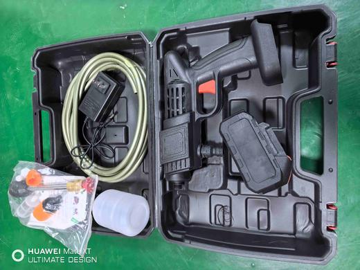 【货号05357】锂电洗车机一电一充无线刷车泵洗车机 商品图0