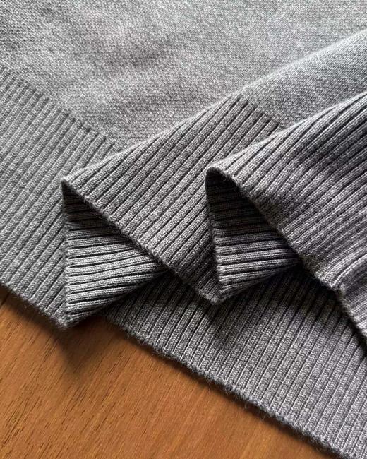 F013008男装精典款四分之一拉链针织毛衣针织衫 商品图14