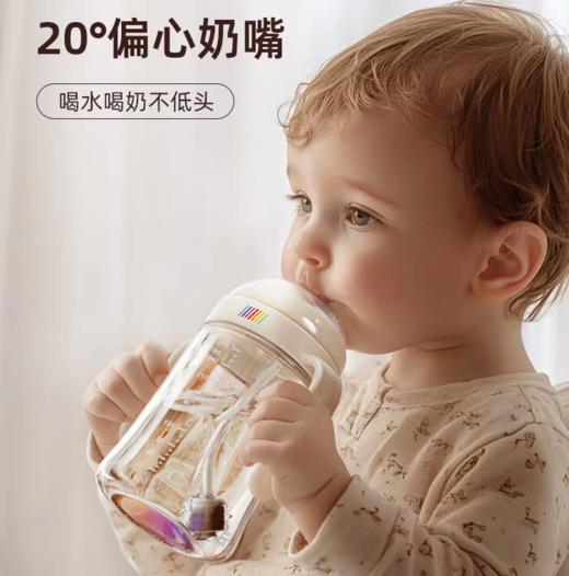 BeBeBus彩虹学饮杯鸭嘴杯婴儿6个月以上宝宝吸管水杯防呛非奶瓶 商品图6
