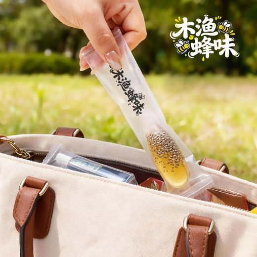 「木渔蜂味」椴蜜奇亚籽 吃得到的纤维粒 真材实料 高纤饱腹 清甜滋润 7支*12g 商品图2