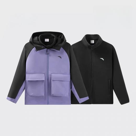 安踏儿童男大童两件套上衣2026春款户外防风摇粒绒外套352616605 商品图1
