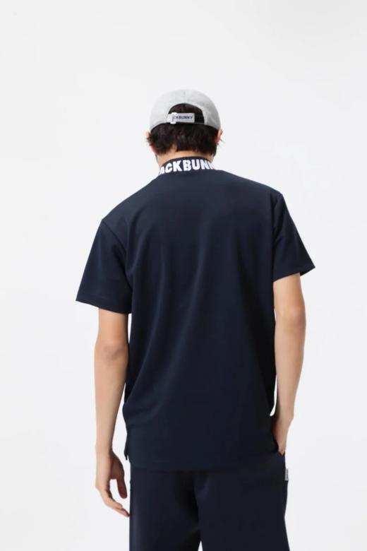 Jack Bunny 高尔夫男士 字母领口运动休闲半高领短袖T恤 商品图9