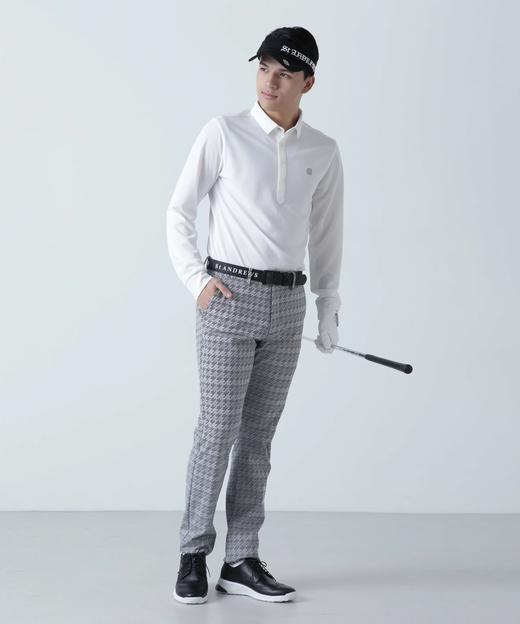 St ANDREWS高尔夫男士 阳离子复古刺绣长袖Polo衫 速干透气 商品图10