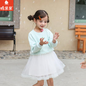 棉果果春季新品女童小线圈网纱公主裙网纱连衣裙M122700226125