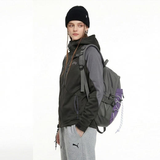 IDEVERRAY冬季防寒保暖冲锋衣连帽防风软壳长袖户外运动外套上衣 商品图1