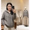 100%Baby小山羊绒~连帽压花双拉链羊绒外套女BABY260508 商品缩略图1