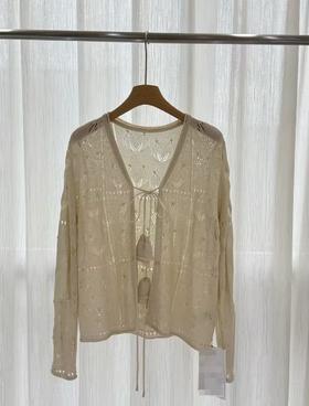 【门店同款】ENJOY春季“序光之旅”郁金香钩花开衫 169443528