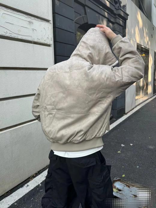 F013015新款“一件过冬”1500g仿水貂毛大理石座山雕连帽棉服 商品图3