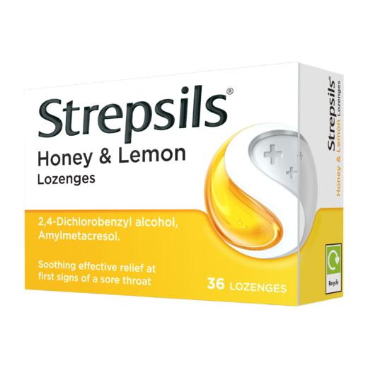 【香港直邮】Strepsils使力消 英国蜂蜜柠檬草莓 润喉糖 商品图3