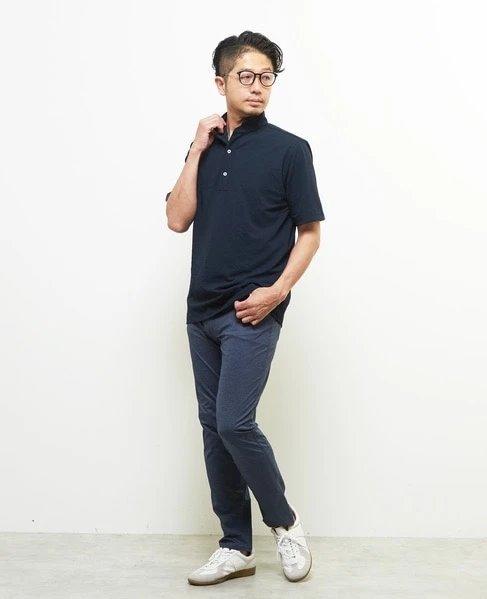 MEN'S MELROSE 夏季男士 弹力针织透气速干Polo衫短袖T恤 商品图5