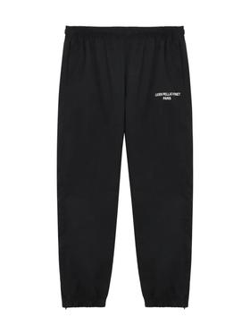 LPF PARIS 新款男士骷髅头树叶图案束脚长裤LPF徽标