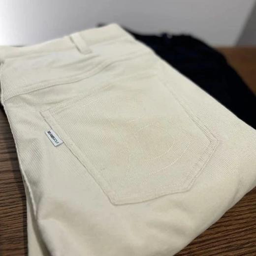 【特价福利】秋冬新款BEAMS高尔夫男士 橙标灯芯绒修身弹力长裤 商品图4