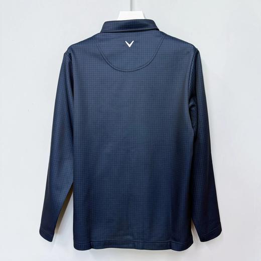 Callaway 高尔夫男士 经典基础款刺绣标千鸟格polo领衬衫 保暖发热 商品图6