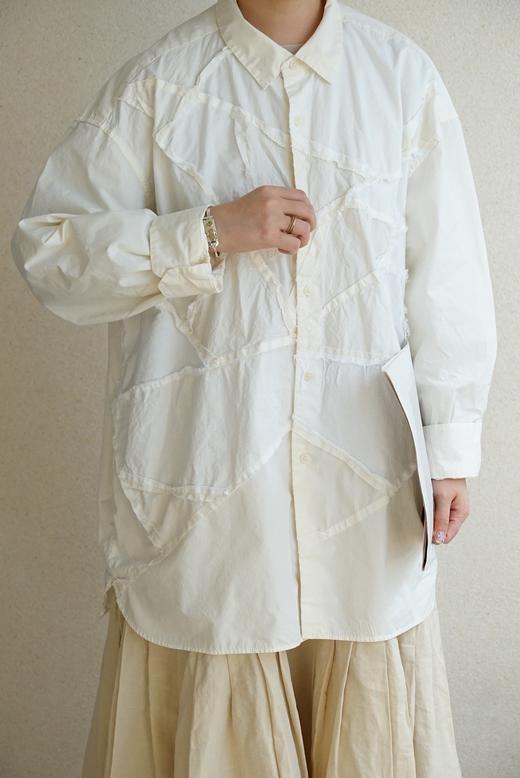 CaseyCasey限量款多工艺拼布衬衣 商品图0