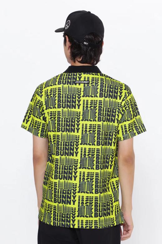 Jack Bunny 情侣款 男士高尔夫 秋季新款 字母印花polo衫短袖 弹力透气 商品图6