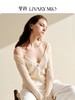 【蔡文静同款】里性 LIVARY MIO 云迹 V领针织开衫绢丝亚麻上衣镂空长袖法式短外套 商品缩略图5