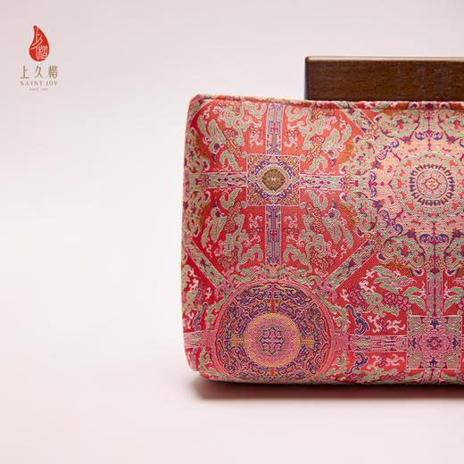 SAINTJOY/上久楷 宋锦斜背包 女式单肩XB3B026203002八达晕 商品图6