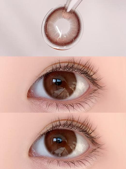 pfgirlcon半年抛美瞳 水色樱茶 14.2mm 商品图0